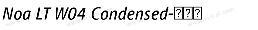 Noa LT W04 Condensed字体转换 Noa LT W04 Condensed字体转换